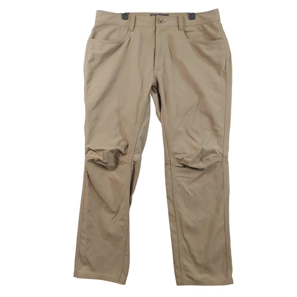 Under Armour Storm Tactical Pants Mens 36x30 Khaki Loose Fit Reinforced Knees